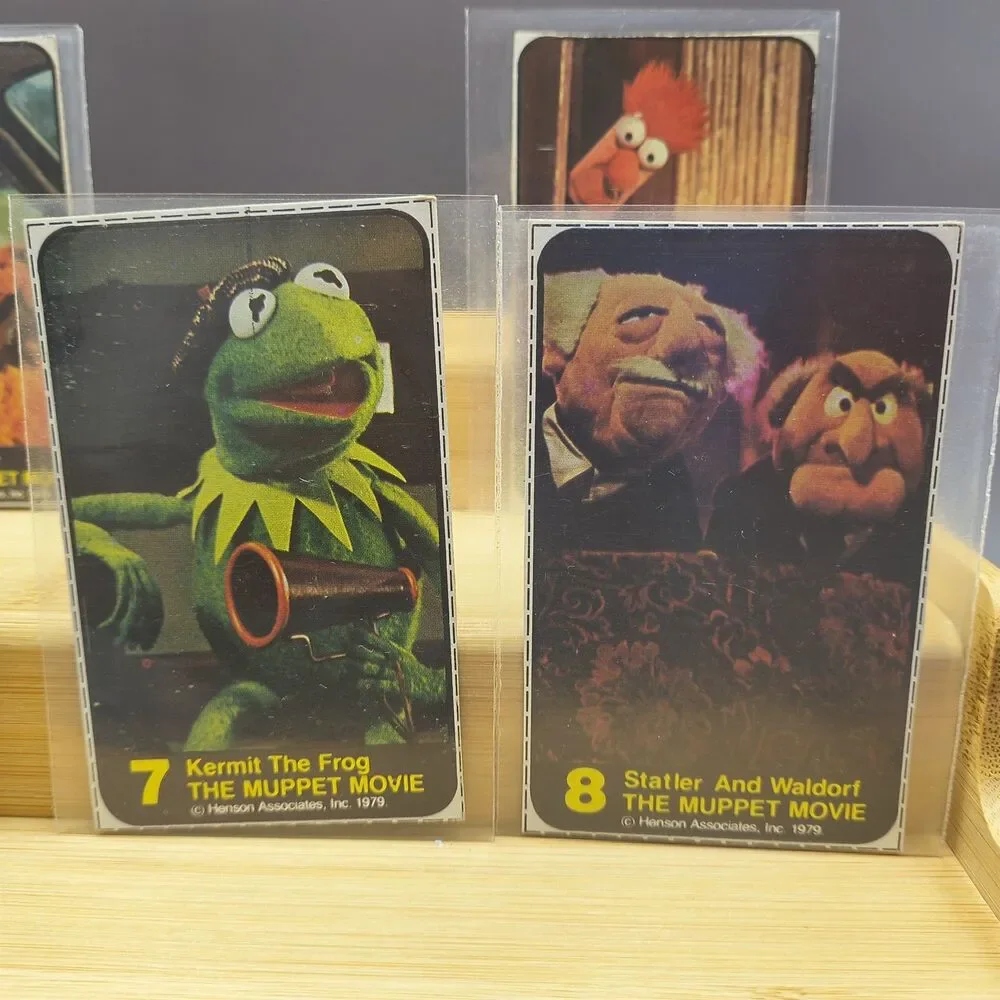 Vintage 1979 Cheerios Muppet Movie Cereal Box Cut-Out Trading Cards Lot of 11